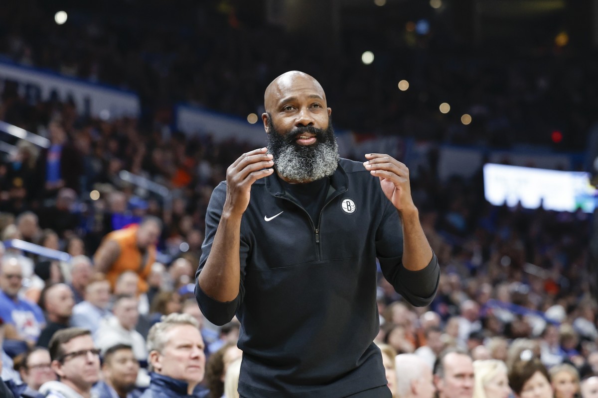 Brooklyn Nets head coach Jacque Vaughn